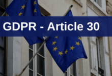 The EU GDPR's Article 30 Is What?