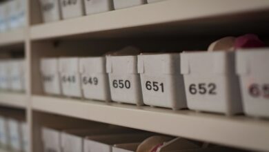 registry lookup numbers for five entries